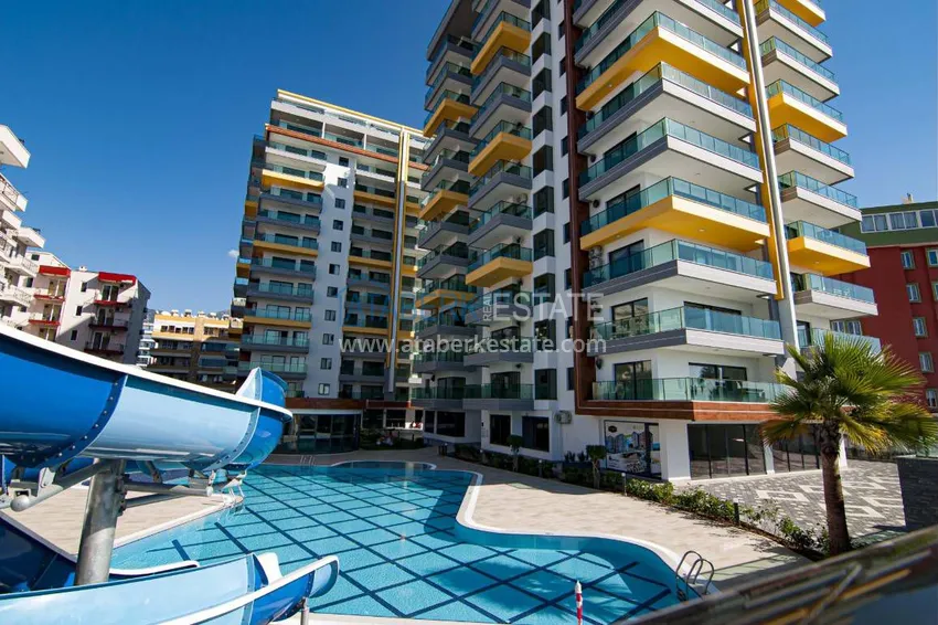 Apartament 2+1 w luksusowym kompleksie nad brzegiem morza - dzielnica Mahmutlar, Alanya 9 