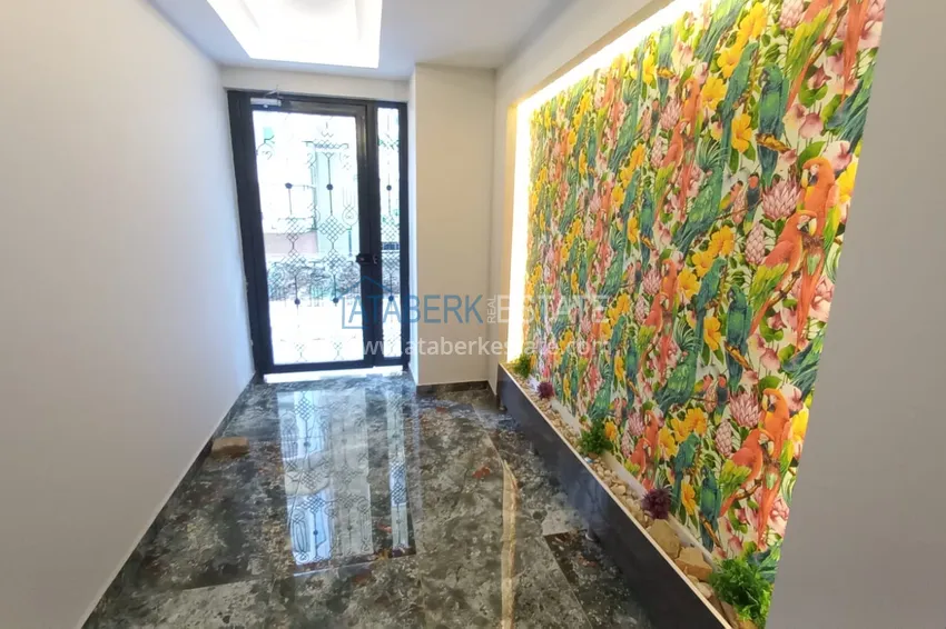 Trzypokojowy apartament miejski z meblami i oddzielną kuchnią w centrum Alanyi  9 