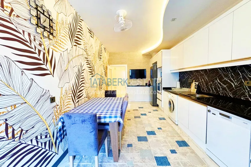 Kupuj  Apartament liniowy 3+1 z oddzielną kuchnią i przeszklonymi balkonami - Alanya, Mahmutlar 9 