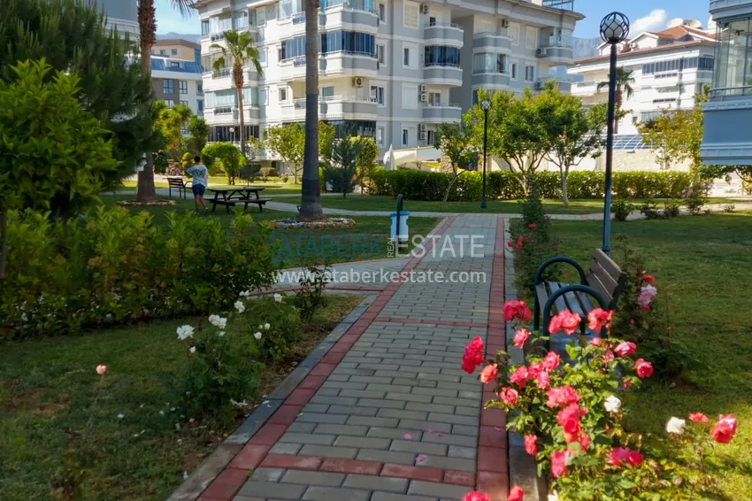Duplex 3+1 z meblami w komfortowym kompleksie — Alanya, dzielnica Oba 12 