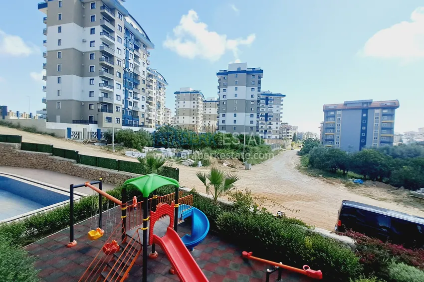 Kupuj  1+1 narożny apartament z pięknym wykończeniem w nowoczesnym kompleksie - dzielnica Avsallar, Alanya 9 