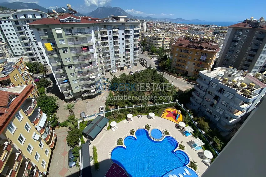 Kupuj  Panoramiczny duplex 2+1 z meblami w samym centrum Alanyi — Nadaje się do wynajęcia krótkoterminowego  9 