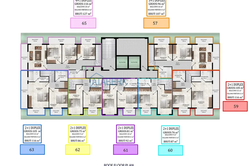 Kupuj taniej Nowy projekt poza planem w Avsallar: kompleks mieszkalny o oryginalnej architekturze  3 