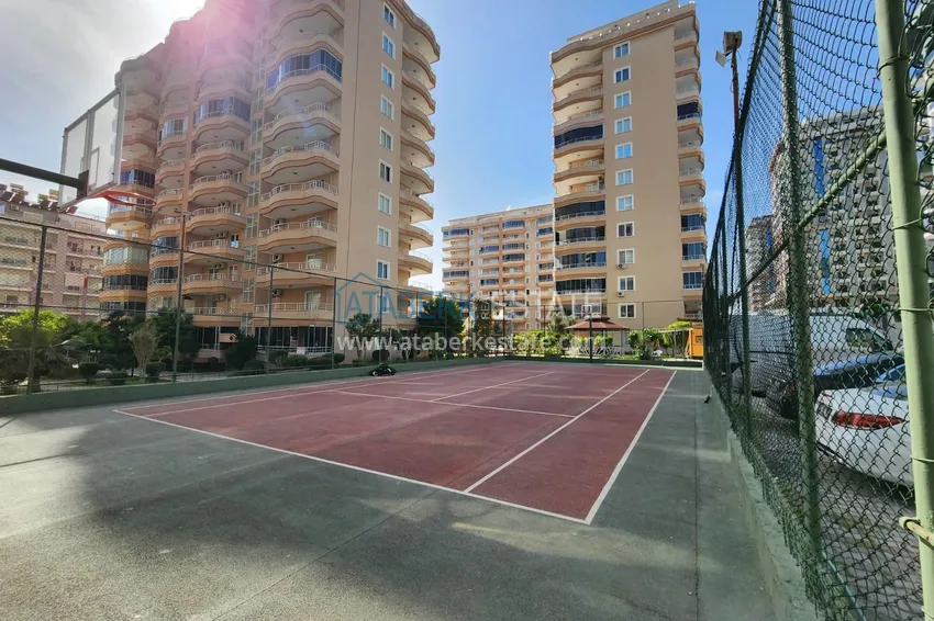 Mieszkanie 2+1 w Mahmutlar z meblami i przeszklonym balkonem 12 