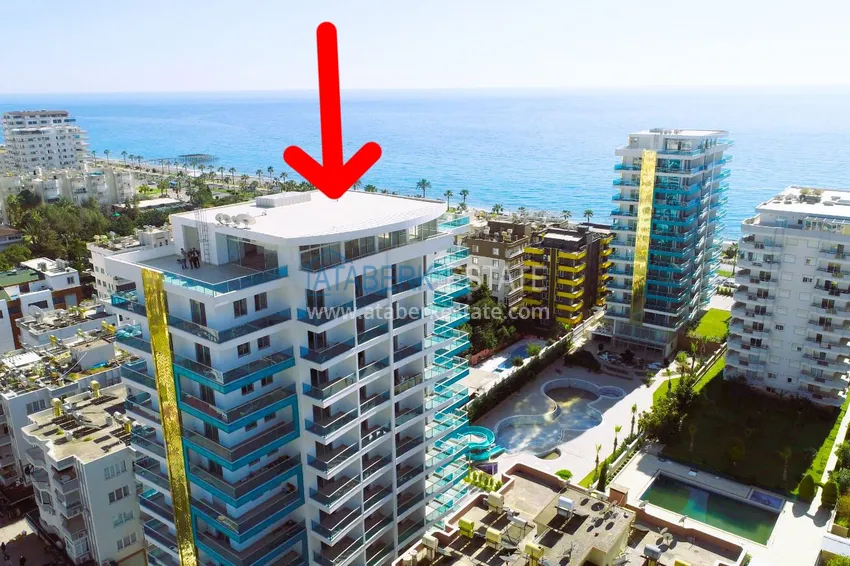 Mieszkanie typu studio w kompleksie pod klucz na pierwszej plaży - Alanya, Mahmutlar area 3 