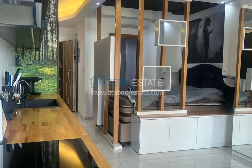 Kupuj  Mieszkanie typu studio w kompleksie pod klucz na pierwszej plaży - Alanya, Mahmutlar area 6 