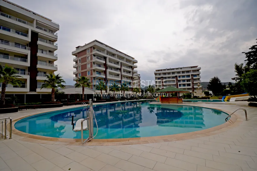 Mieszkanie 2+1 umeblowane od właściciela w kompleksie z prywatną plażą - Demirtas, Alanya 2 
