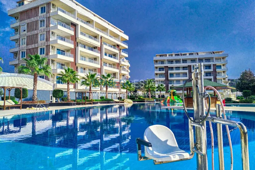 Mieszkanie 2+1 umeblowane od właściciela w kompleksie z prywatną plażą - Demirtas, Alanya 4 