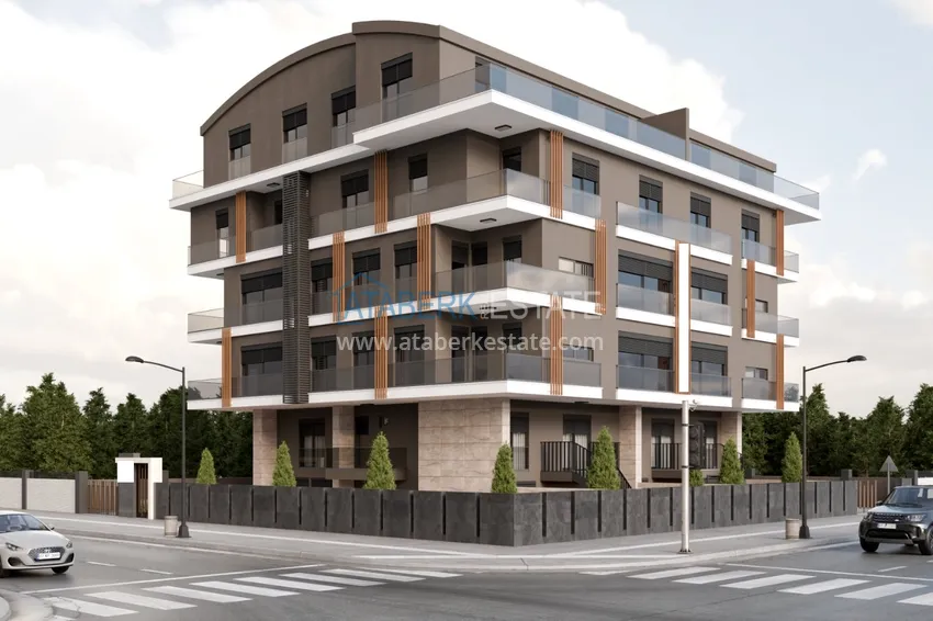 Nowoczesny kompleks mieszkaniowy w Konyaalti, Antalya - w budowie 1 