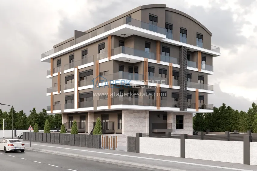Nowoczesny kompleks mieszkaniowy w Konyaalti, Antalya - w budowie 2 