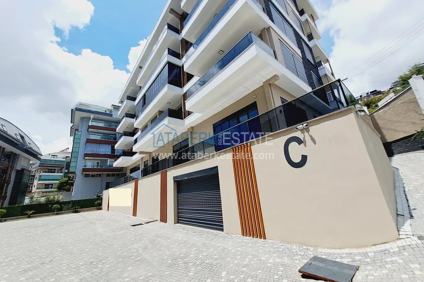 Penthouse 3+1 duplex w centrum Alanyi - nieruchomość na własność 9 
