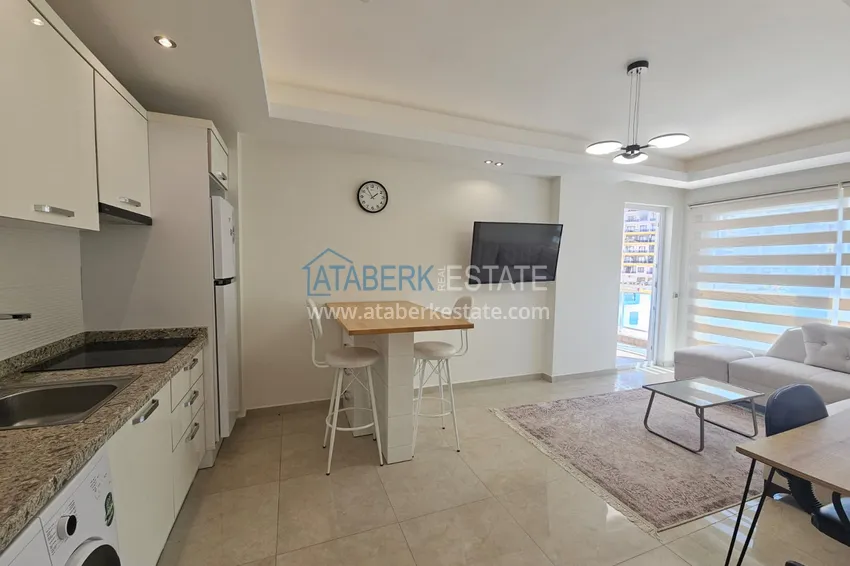 Kupuj  Apartament 1+1 z meblami i widokiem na góry w luksusowym kompleksie — Alanya, Mahmutlar 3 