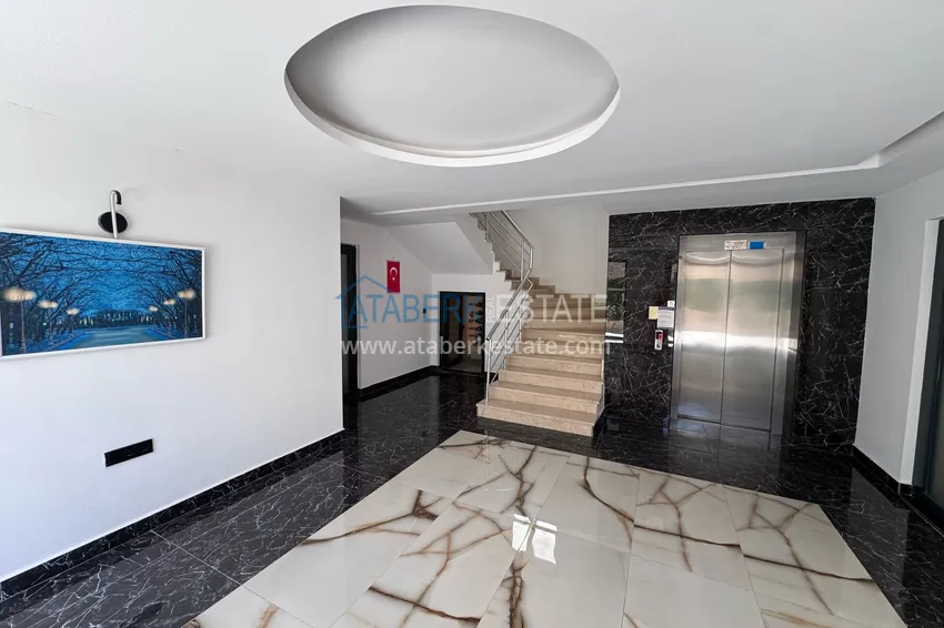 Penthouse 2+1 umeblowany z widokiem na góry w Alanyi, dzielnica Mahmutlar. 13 