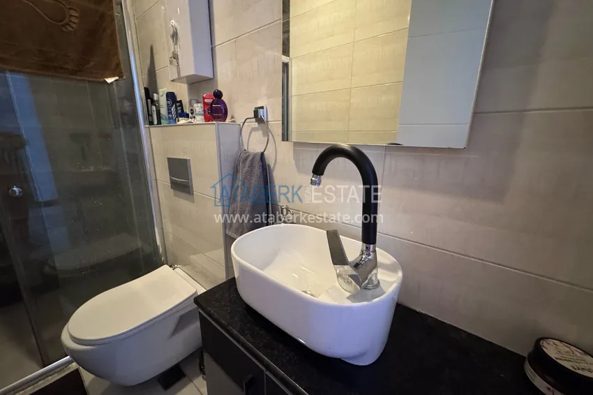 Kupuj  Penthouse 2+1 umeblowany z widokiem na góry w Alanyi, dzielnica Mahmutlar. 11 