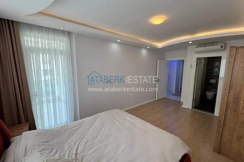 Kupuj  Mieszkanie 2+1 z meblami i przeszklonym balkonem - pierwsza plaża, dzielnica Kestel, Alanya 12 