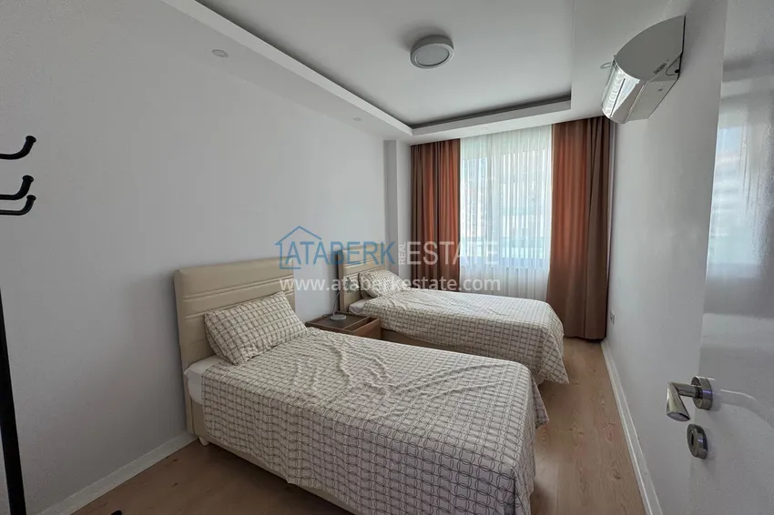 Kupuj  Mieszkanie 2+1 z meblami i przeszklonym balkonem - pierwsza plaża, dzielnica Kestel, Alanya 13 