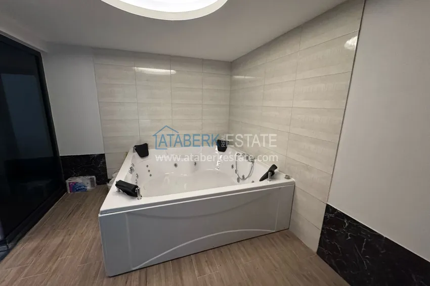 Penthouse 2+1 umeblowany z widokiem na góry w Alanyi, dzielnica Mahmutlar. 16 