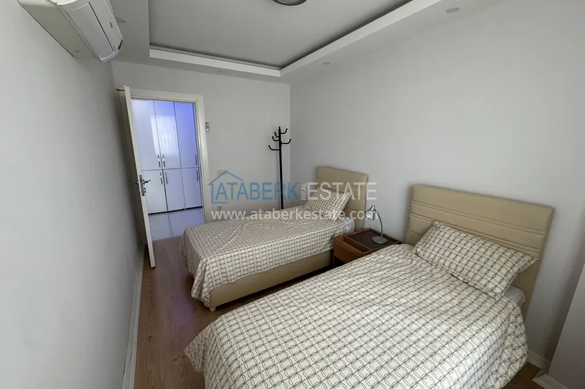 Kupuj  Mieszkanie 2+1 z meblami i przeszklonym balkonem - pierwsza plaża, dzielnica Kestel, Alanya 14 
