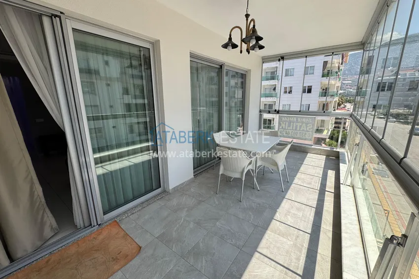 Kupuj  Mieszkanie 2+1 z meblami i przeszklonym balkonem - pierwsza plaża, dzielnica Kestel, Alanya 17 