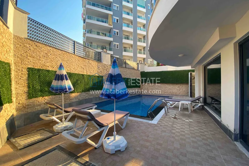 Penthouse 2+1 umeblowany z widokiem na góry w Alanyi, dzielnica Mahmutlar. 8 