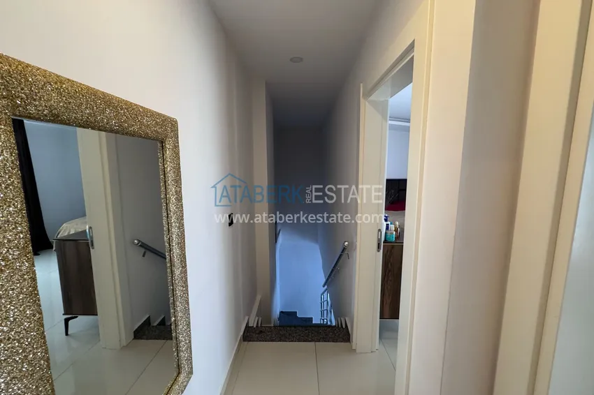 Kupuj  Penthouse 2+1 umeblowany z widokiem na góry w Alanyi, dzielnica Mahmutlar. 8 