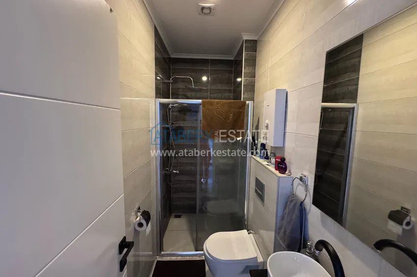 Kupuj  Penthouse 2+1 umeblowany z widokiem na góry w Alanyi, dzielnica Mahmutlar. 9 