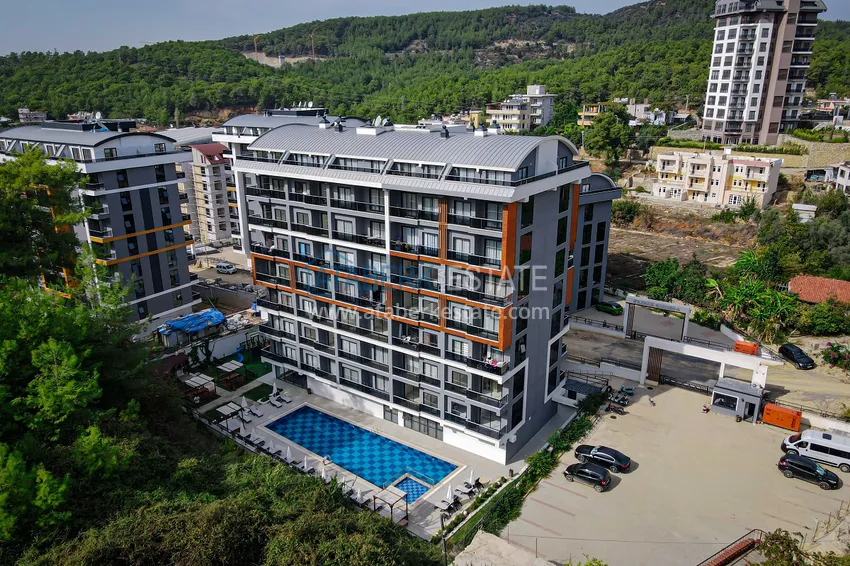 Jednopokojowy apartament z meblami od właściciela — dzielnica Avsallar, Alanya 1 