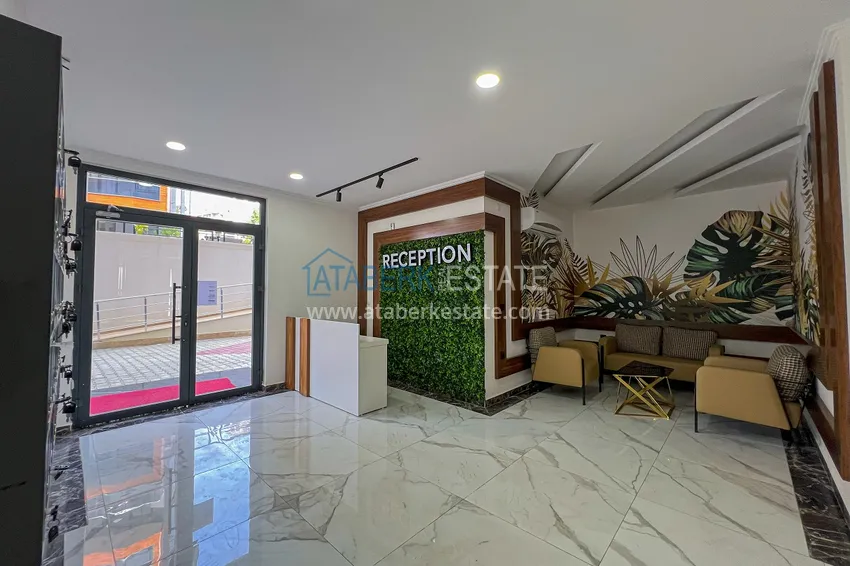 Jednopokojowy apartament z meblami od właściciela — dzielnica Avsallar, Alanya 13 