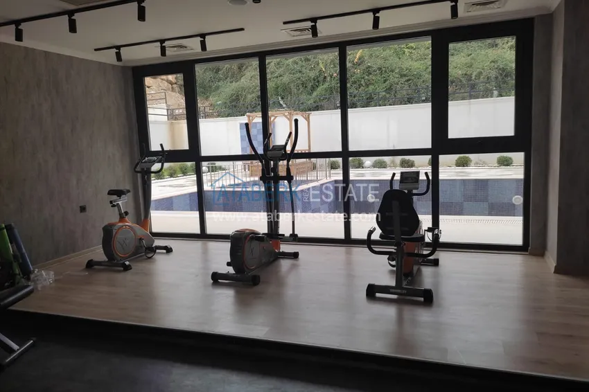 Jednopokojowy apartament z meblami od właściciela — dzielnica Avsallar, Alanya 18 