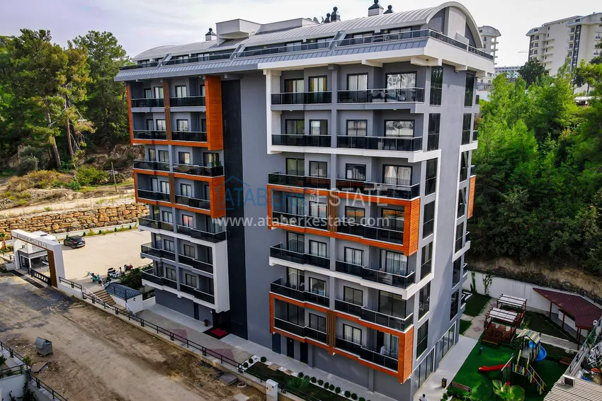 Jednopokojowy apartament z meblami od właściciela — dzielnica Avsallar, Alanya 3 