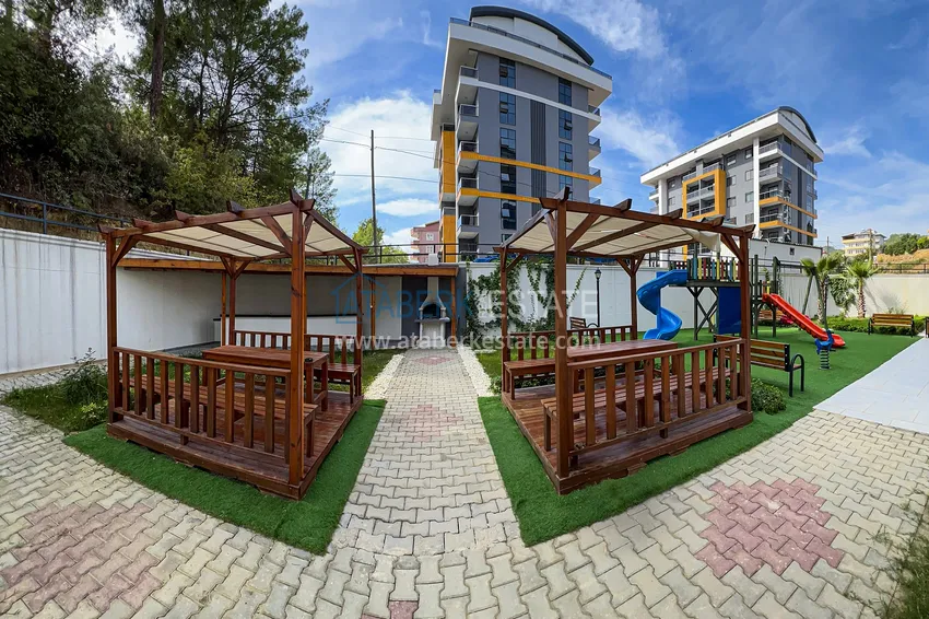 Jednopokojowy apartament z meblami od właściciela — dzielnica Avsallar, Alanya 8 