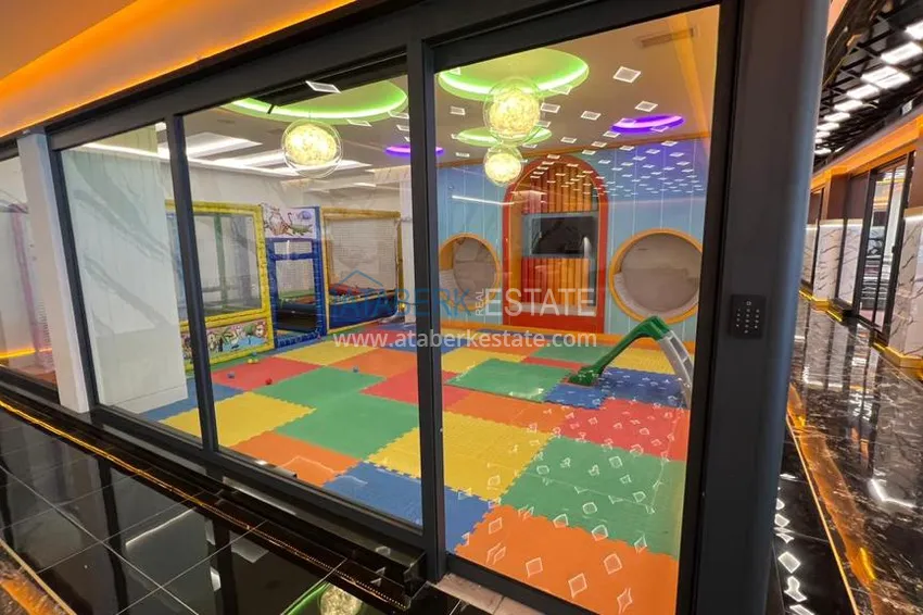Stylowy apartament 2+1 umeblowany w Mahmutlar - prestiżowym kompleksie z infrastrukturą 11 