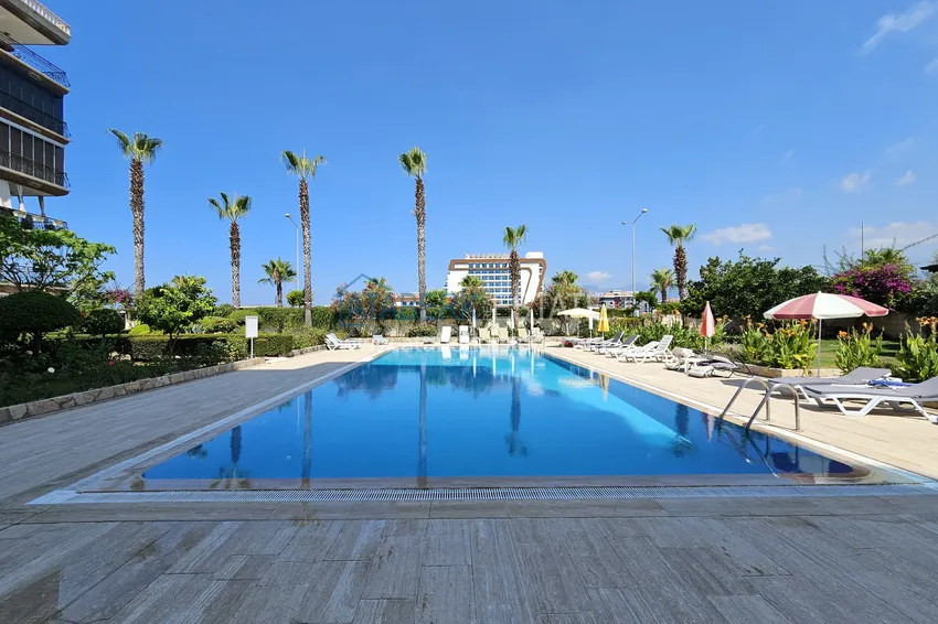 Apartament z dwiema sypialniami z meblami i widokiem na morze - pierwszy apartament na wybrzeżu, Kestel Alanya 8 