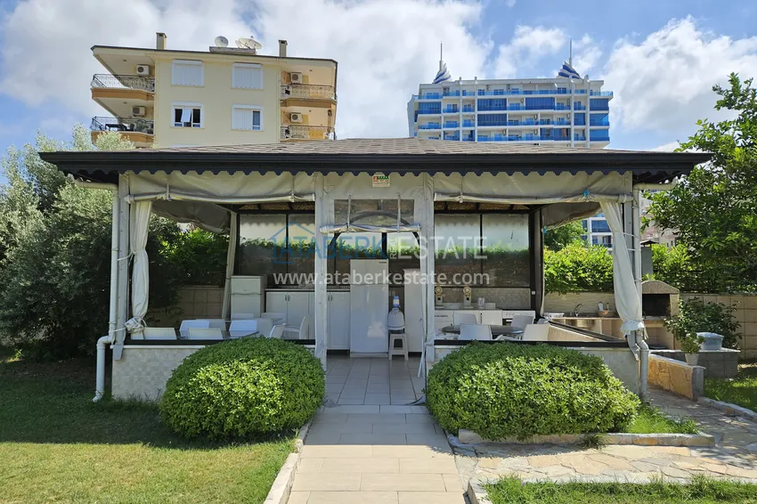 Apartament z dwiema sypialniami z meblami i widokiem na morze - pierwszy apartament na wybrzeżu, Kestel Alanya 9 