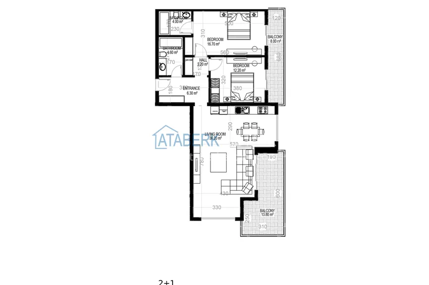 Kupuj taniej Stylowy apartament 2+1 umeblowany w Mahmutlar - prestiżowym kompleksie z infrastrukturą 1 