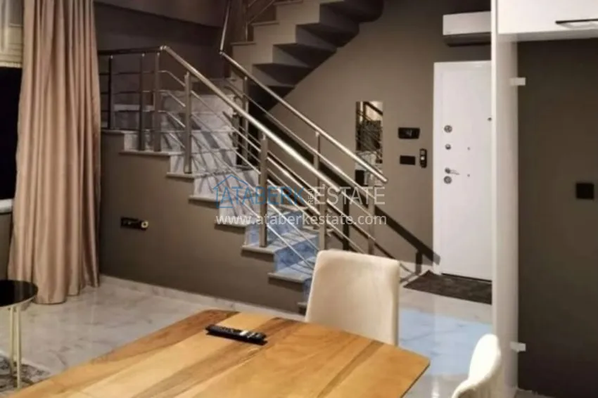 Kupuj  Dwupoziomowy penthouse 2+1 z widokiem na las — dzielnica Avsallar, Alanya 2 