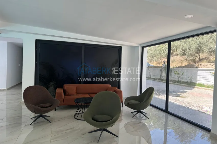 Dwupoziomowy penthouse 2+1 z widokiem na las — dzielnica Avsallar, Alanya 8 