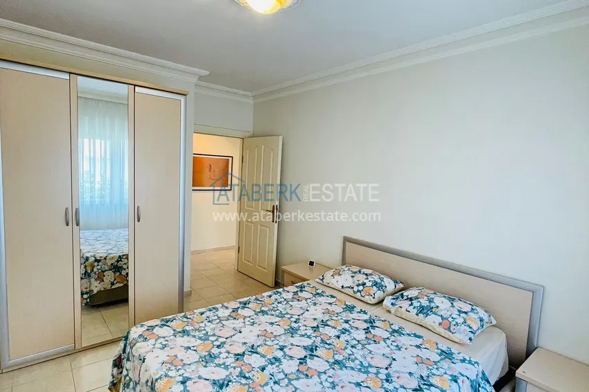Kupuj  Apartament 2+1 z meblami, odpowiedni na zezwolenie na pobyt — centrum Alanya, Plaża Kleopatra 10 