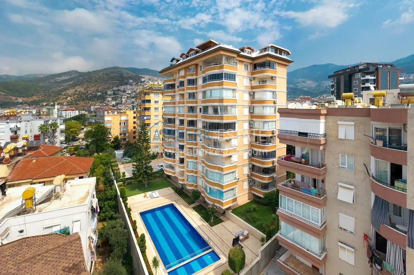 Apartament 2+1 z meblami nadaje się na zezwolenie na pobyt - Alanya, centrum 1 
