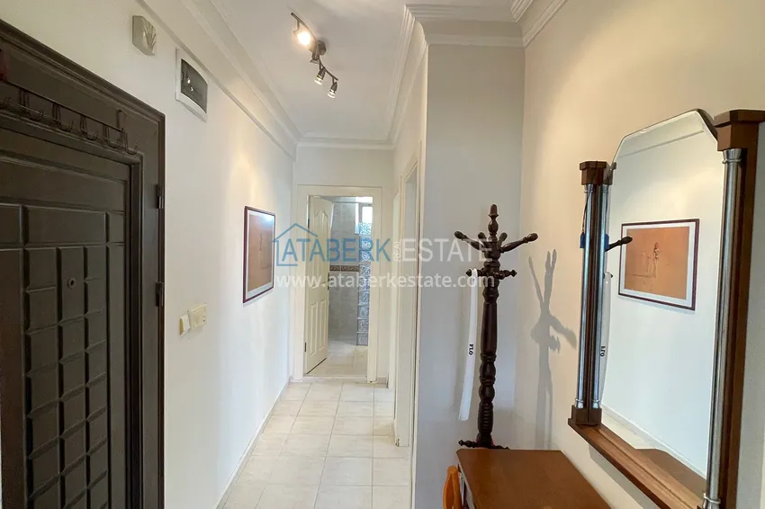 Kupuj  Apartament 2+1 z meblami, odpowiedni na zezwolenie na pobyt — centrum Alanya, Plaża Kleopatra 1 