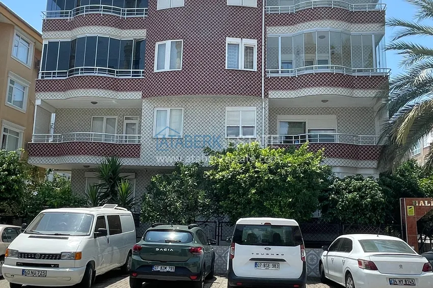 Apartament 2+1 z meblami, odpowiedni na zezwolenie na pobyt — centrum Alanya, Plaża Kleopatra 3 