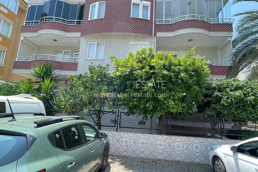 Apartament 2+1 z meblami, odpowiedni na zezwolenie na pobyt — centrum Alanya, Plaża Kleopatra 4 