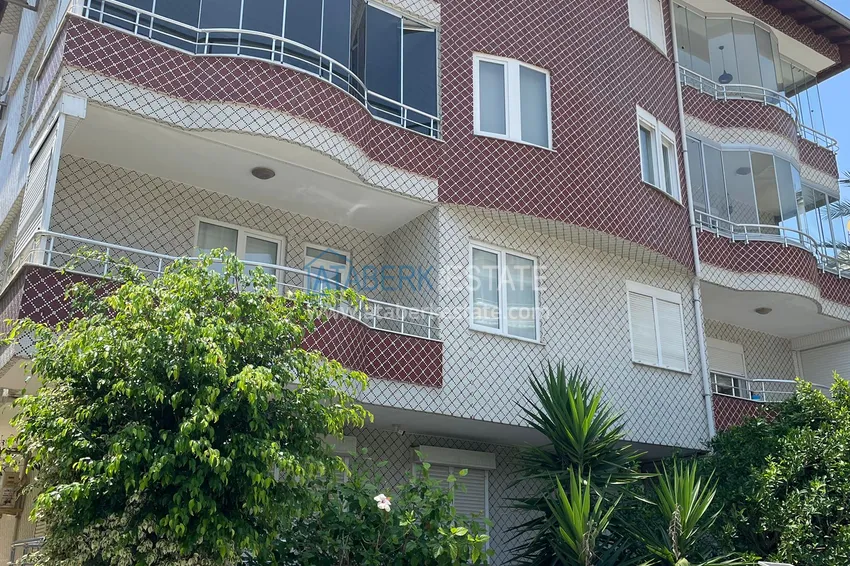 Apartament 2+1 z meblami, odpowiedni na zezwolenie na pobyt — centrum Alanya, Plaża Kleopatra 5 