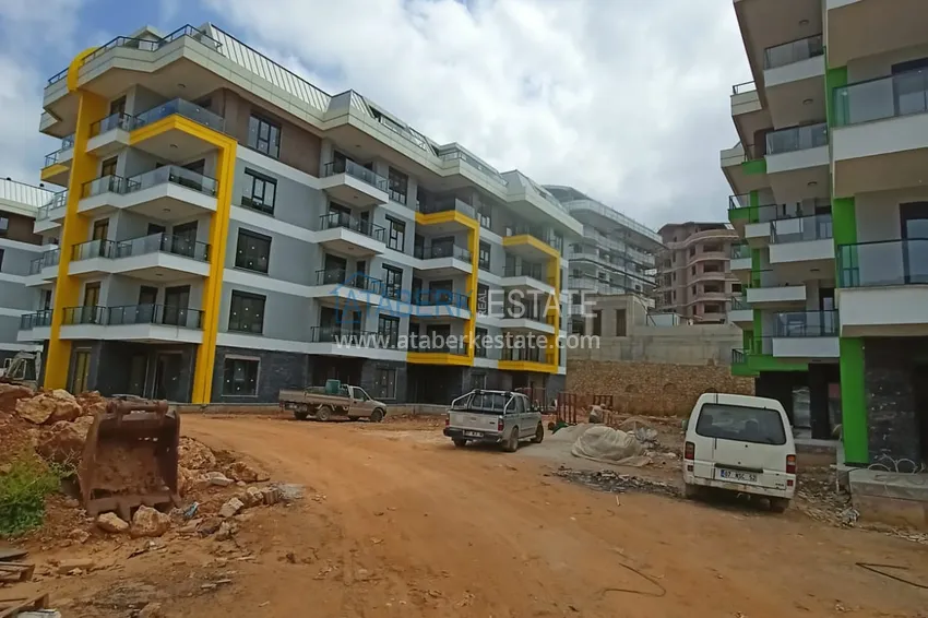 Zdjęcie -  Nowoczesny rodzinny kompleks mieszkalny z luksusową infrastrukturą w budowie — Alanya, Oba 3 
