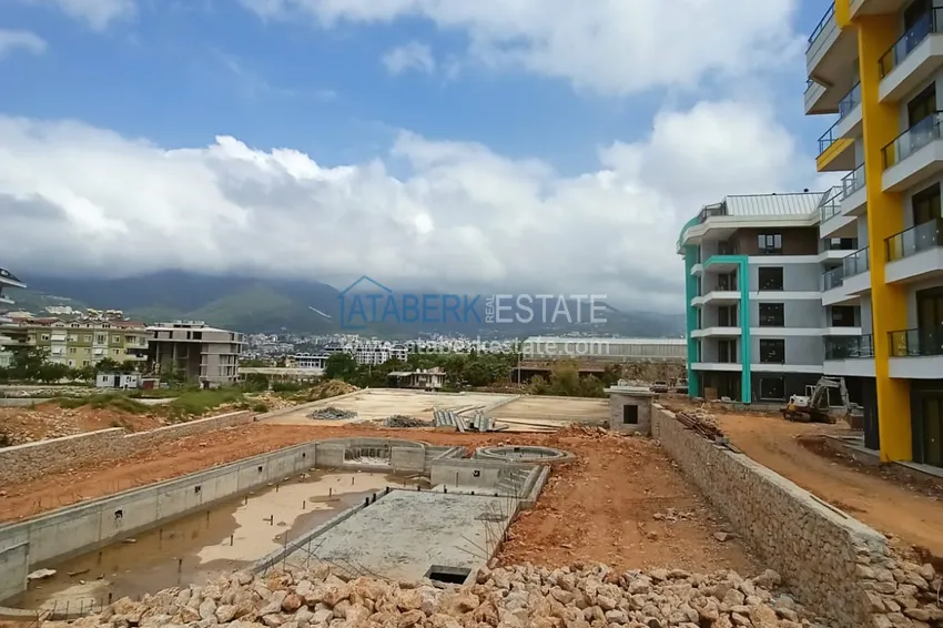 Zdjęcie -  Nowoczesny rodzinny kompleks mieszkalny z luksusową infrastrukturą w budowie — Alanya, Oba 4 