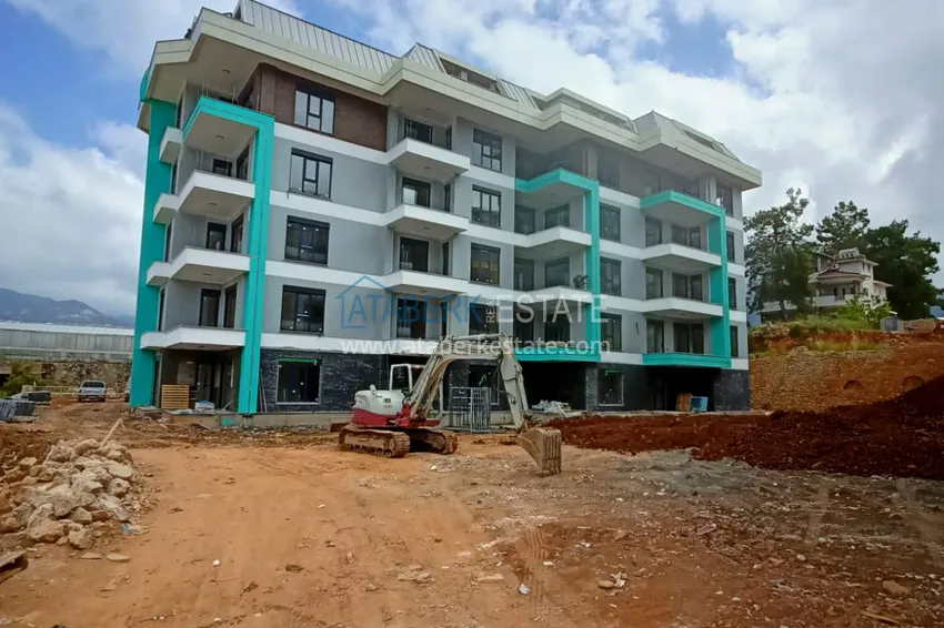 Zdjęcie -  Nowoczesny rodzinny kompleks mieszkalny z luksusową infrastrukturą w budowie — Alanya, Oba 9 