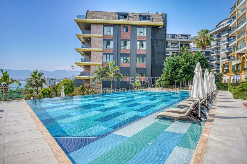Umeblowany apartament z widokiem na morze 50 metrów od plaży — Kargicak, Alanya 3 