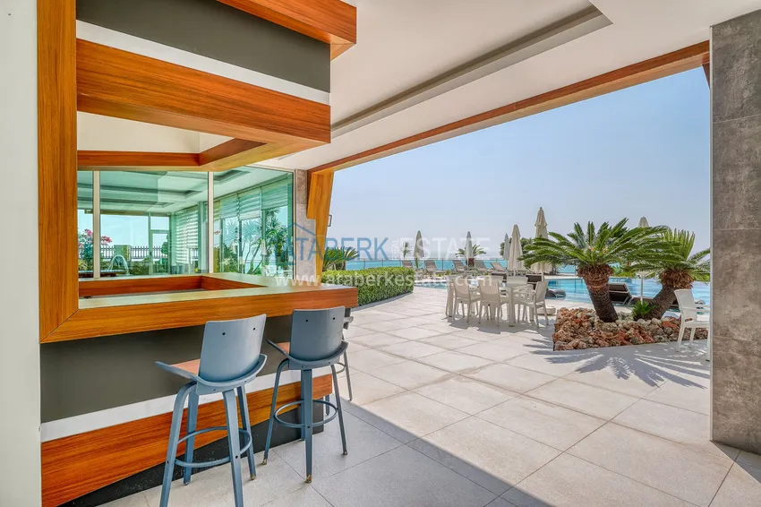 Umeblowany apartament z widokiem na morze 50 metrów od plaży — Kargicak, Alanya 5 