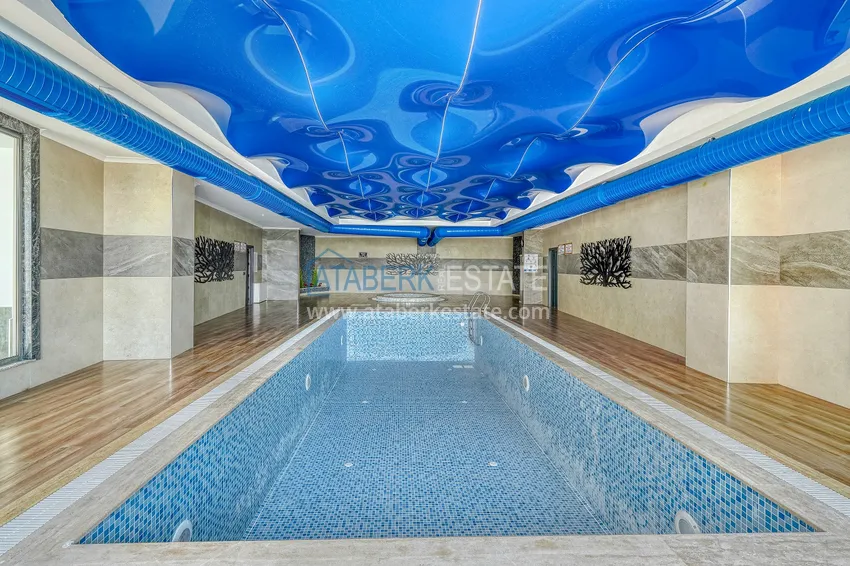 Umeblowany apartament z widokiem na morze 50 metrów od plaży — Kargicak, Alanya 9 