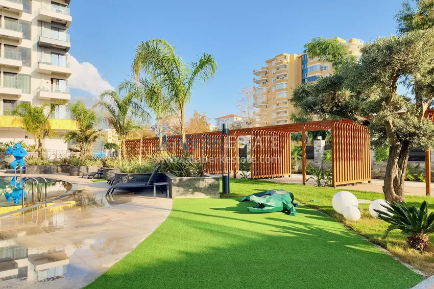 Przestronny apartament pod klucz 2+1 w kompleksie premium na pierwszej linii — Alanya, dzielnica Mahmutlar 13 